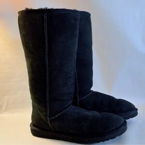 Ugg Black Suede Women's Boots